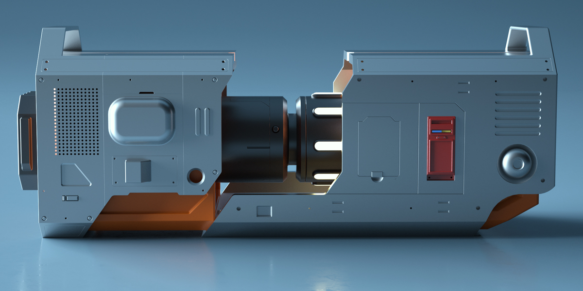 c4d octane hard surface Render sci-fi machine 3D Modelling cinema 4d fusion 360 Octane Render