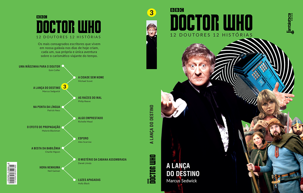 Doctor Who editorial book cover Adobe Portfolio InDesign