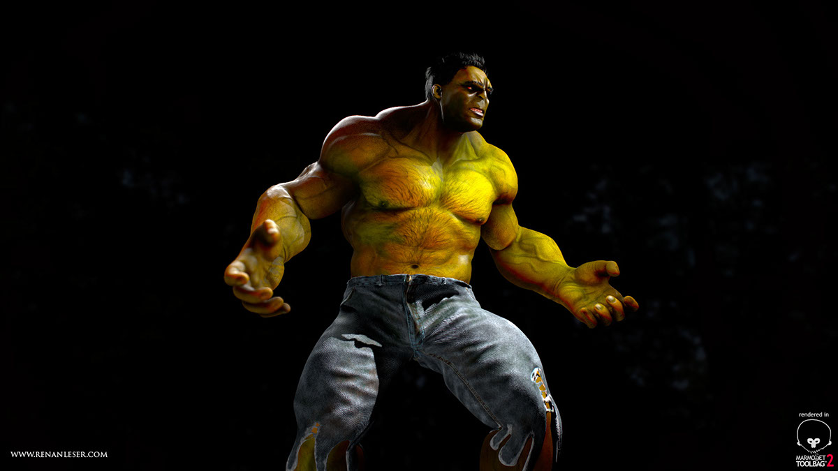 Hulk Zbrush marvel cinematic