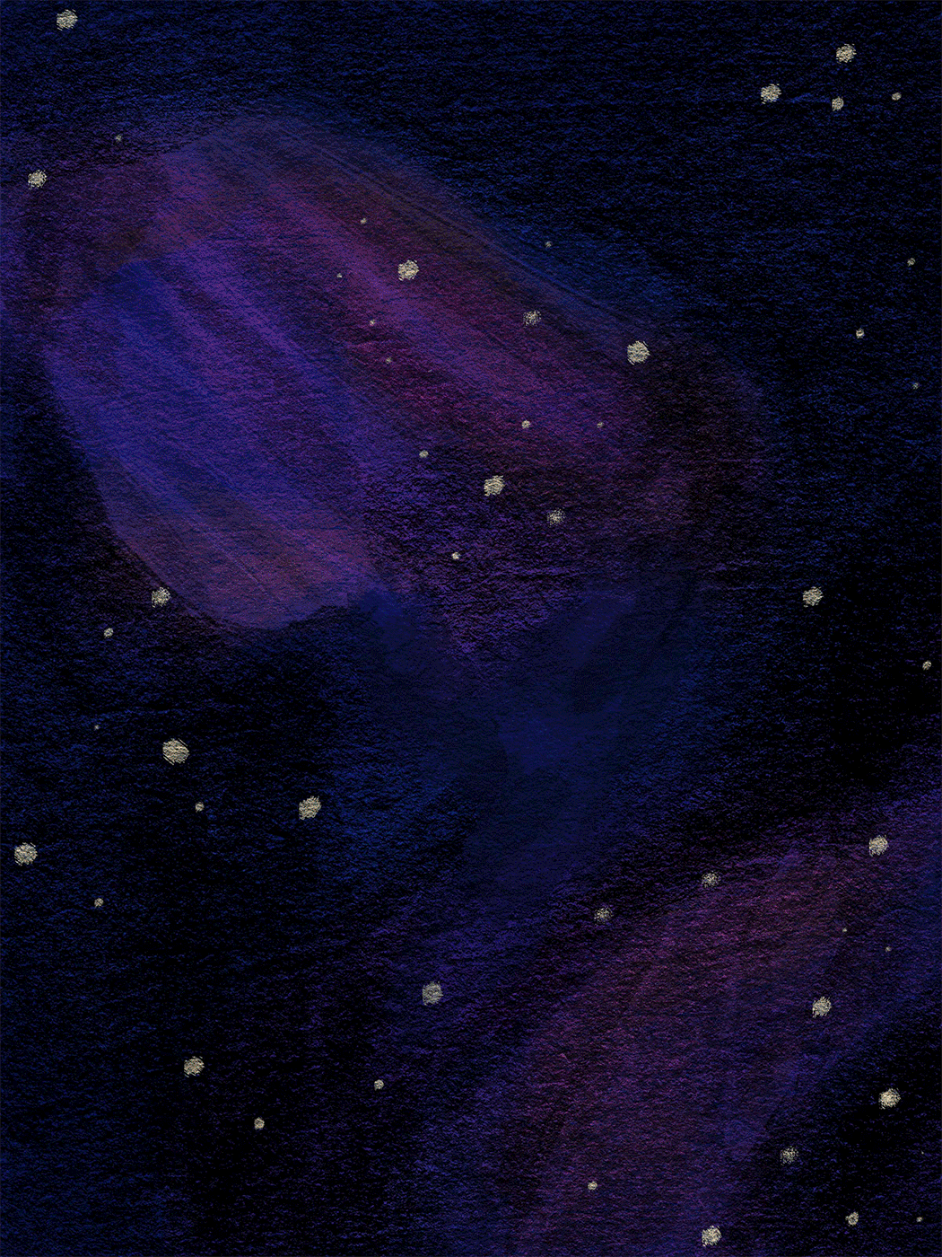 Space  hopscotch BYUI byuidaho S16 DigitalIllustration art chalk pastel photoshop ChildrenIllustration children computerart stars