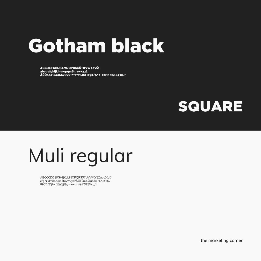 service font square logo