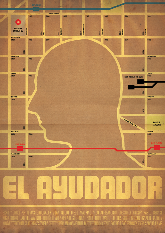 Monoambiente el ayudador map motion graphic short film argentina