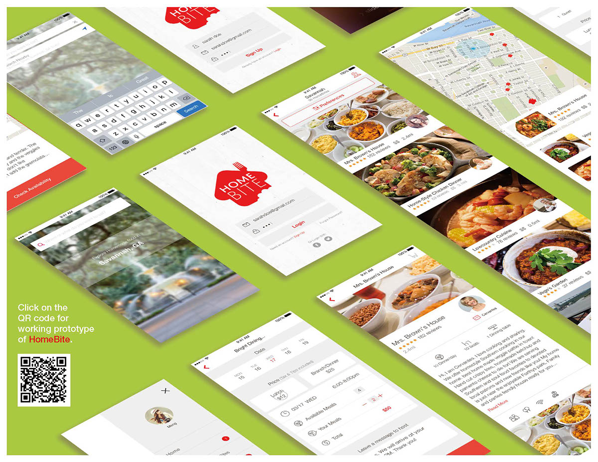 food service interfaces design design research storytelling   interactive design User Experience Design SCAD