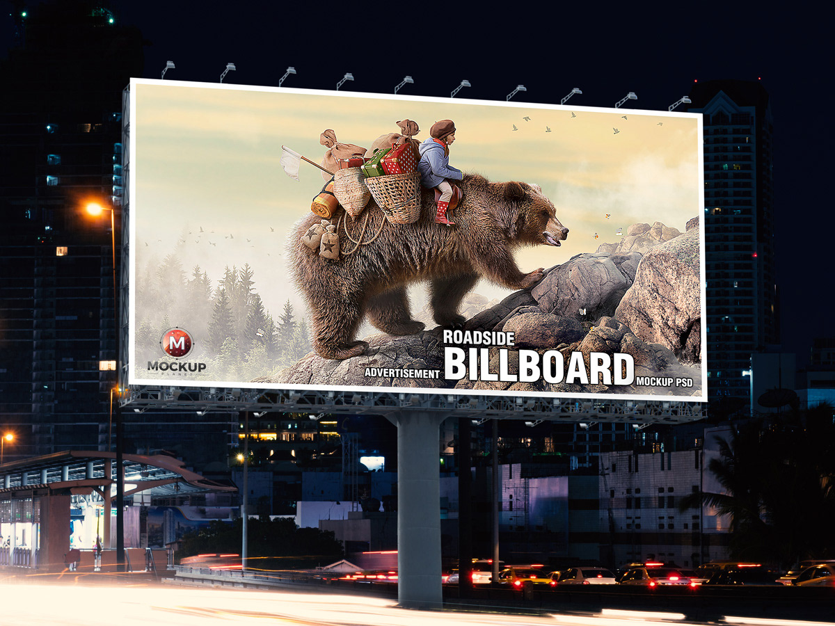 Billboard mockup free mockup  mockup free mockup psd psd Mockup branding  freebie Advertising  graphic design 