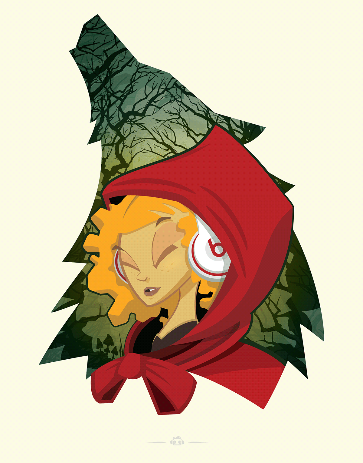 red Red riding hood wolf hood beats Character