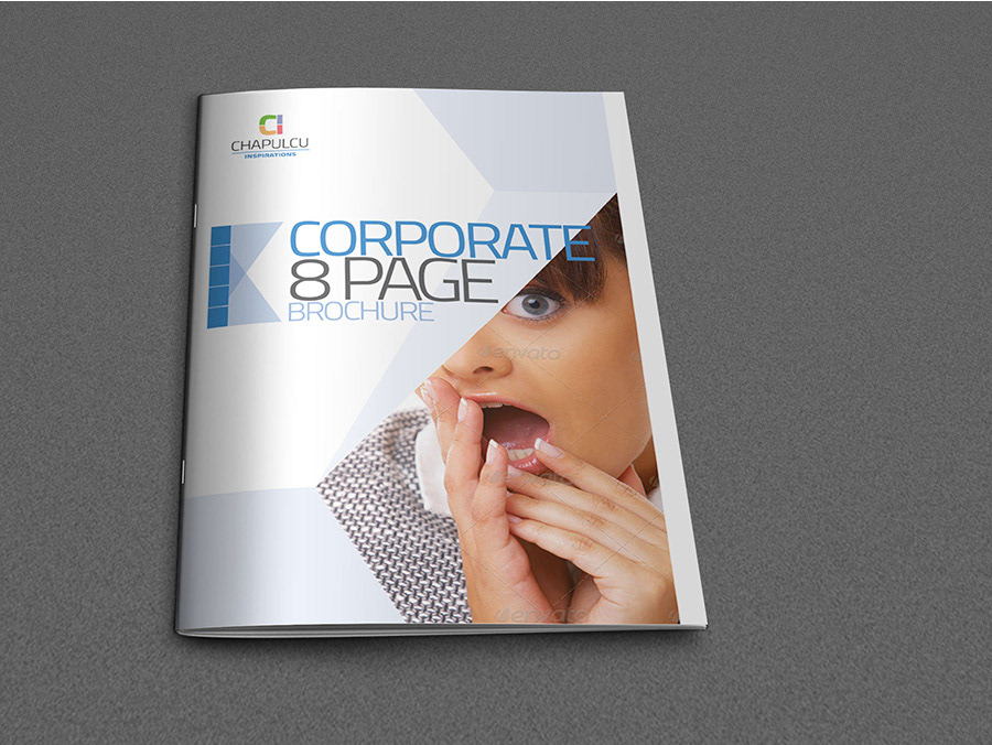 Multipurpose clean flat Sharp modern corporate brochure