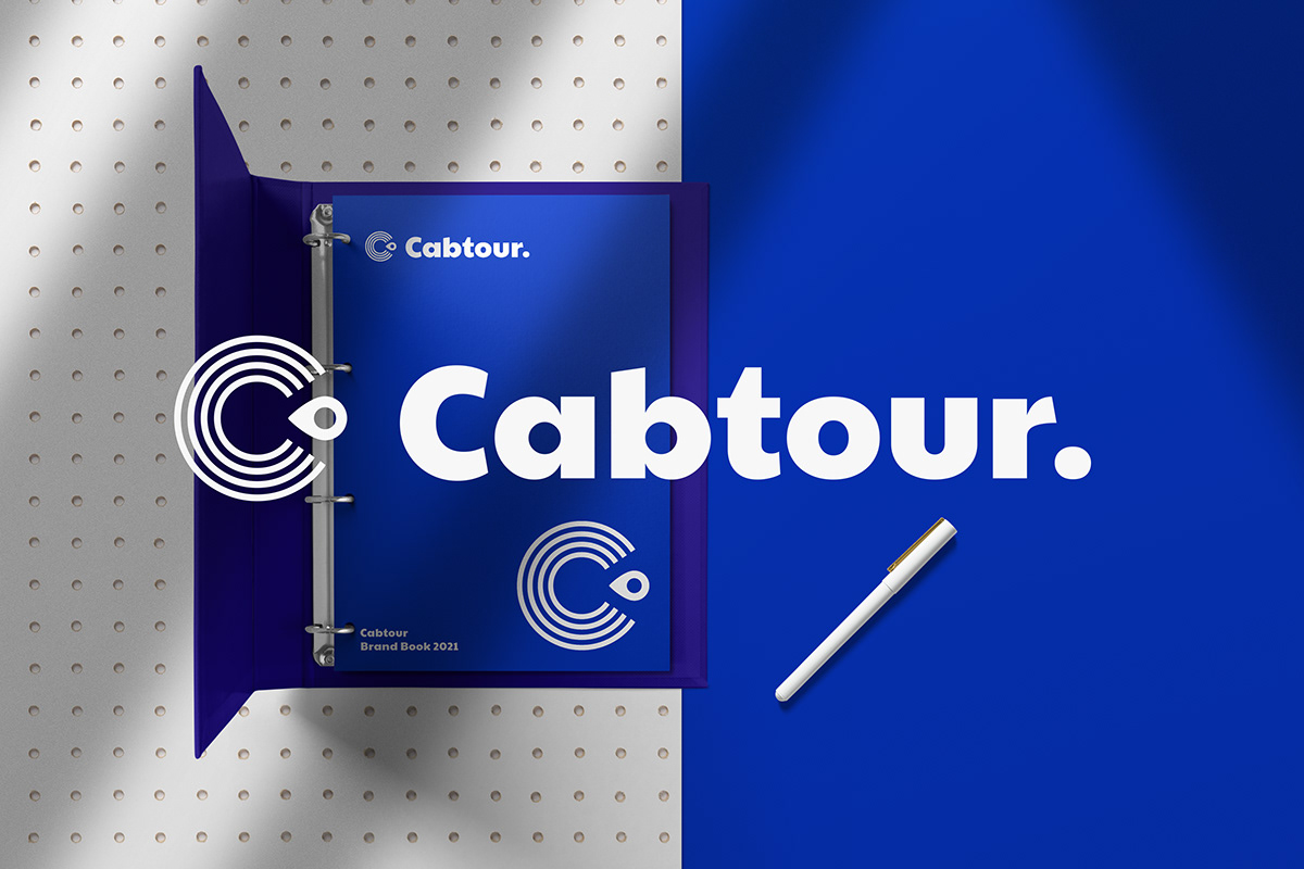 bluebranding bold brand branding  cabs cabtour design logo modern tours