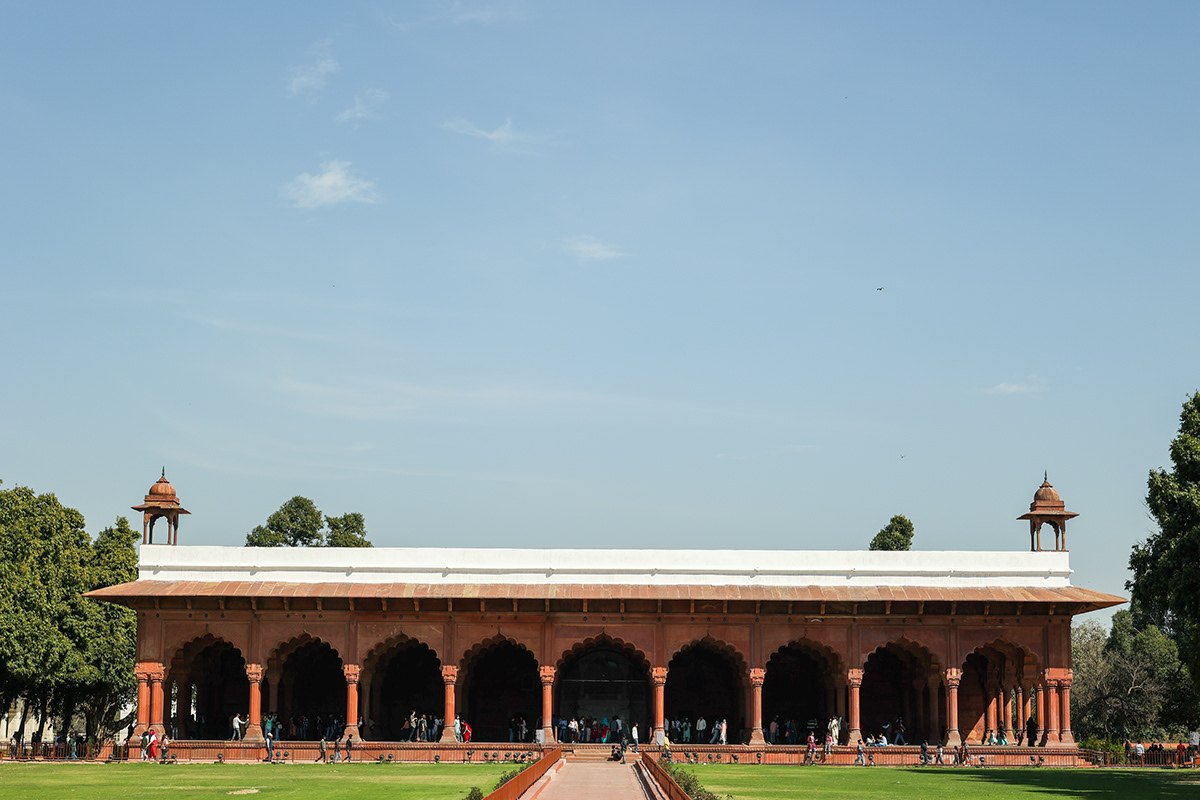The Diwan-i-Am, or Hall of Audience, is a room in the Red Fort of Delhi.