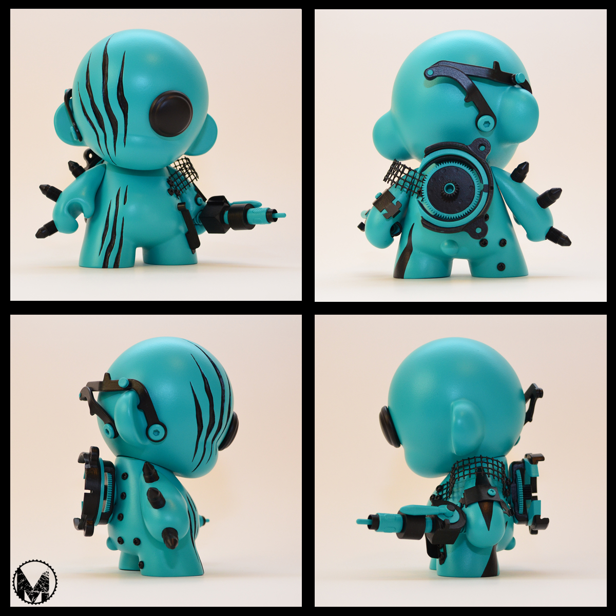 MindoftheMasons   Kidrobot Munny robots robot vinyl toy MMR Masonic Munny Robots Joshua D Mason Joshua Mason  JDBrockin   miami exclusive Collection