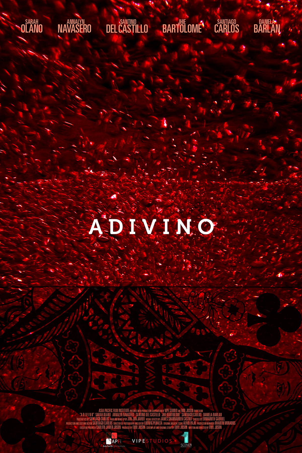 Adivino short film FIlm Title Design title design horror thriller filipino film afpi emil joson film poster movie poster poster after effects Adobe After Effects