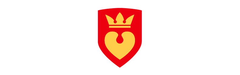Logo Design visual identity municipality crown heart pattern