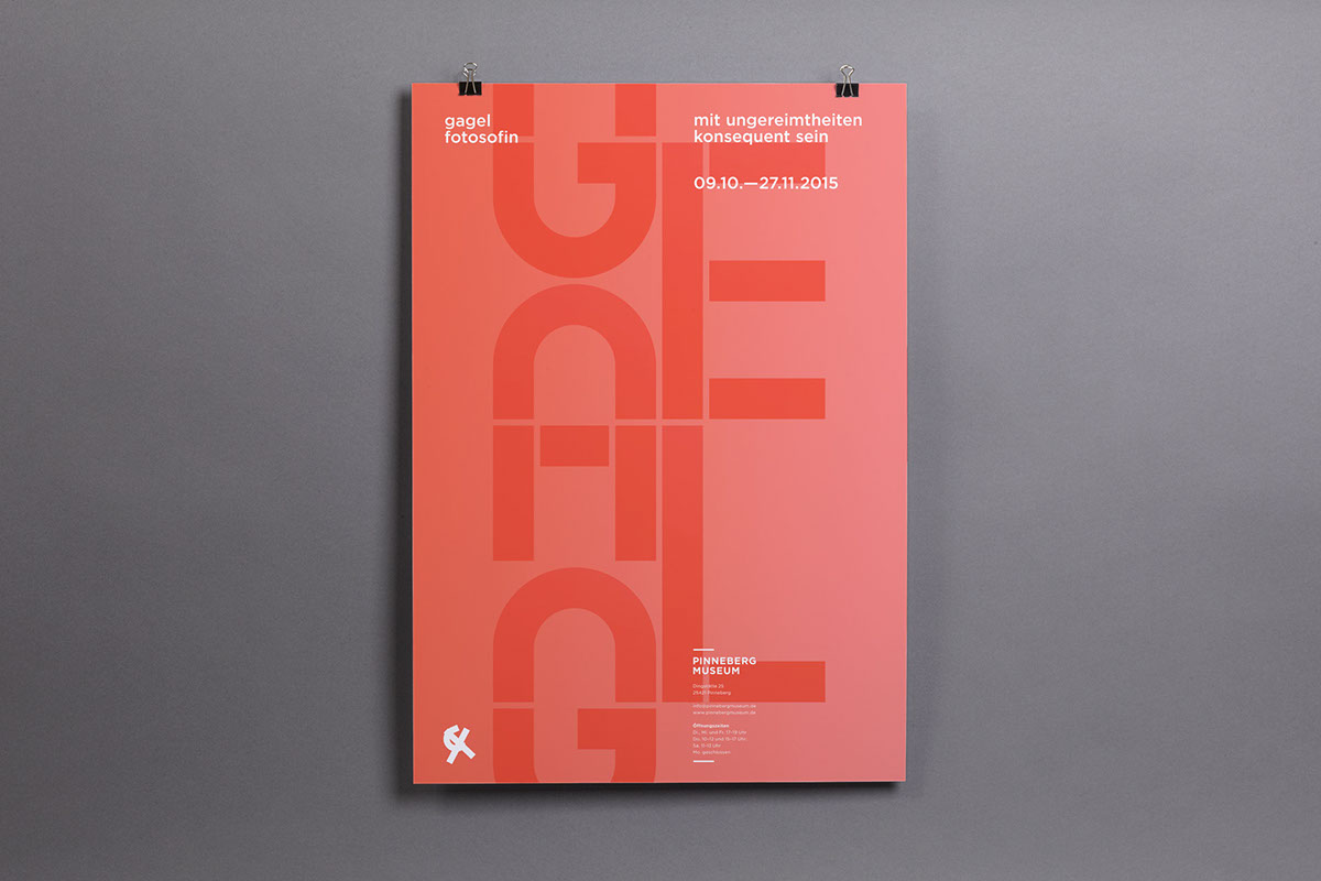 museum red geometry plakat gridsystem swiss design Geo Type