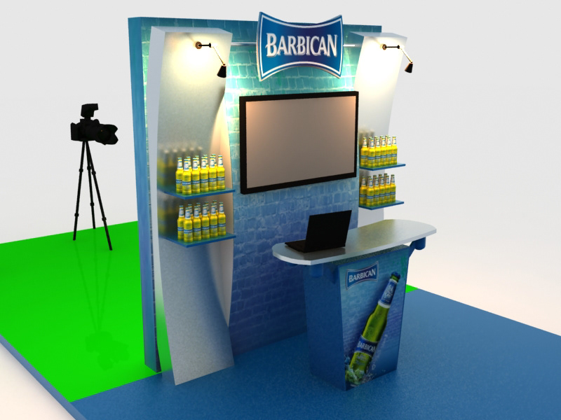 barbican malt beverage 3D design artworks