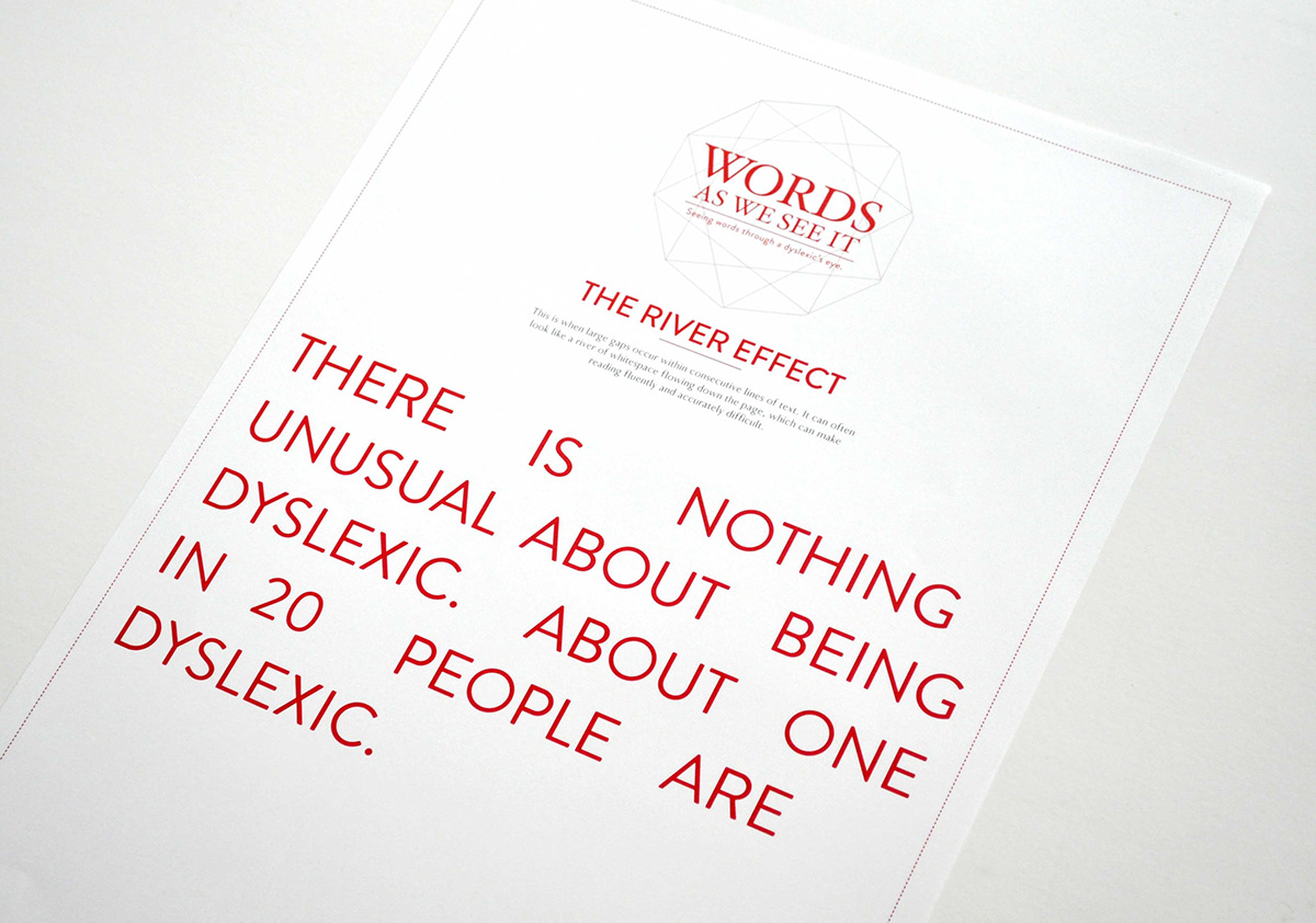 posters dyslexia visuals words