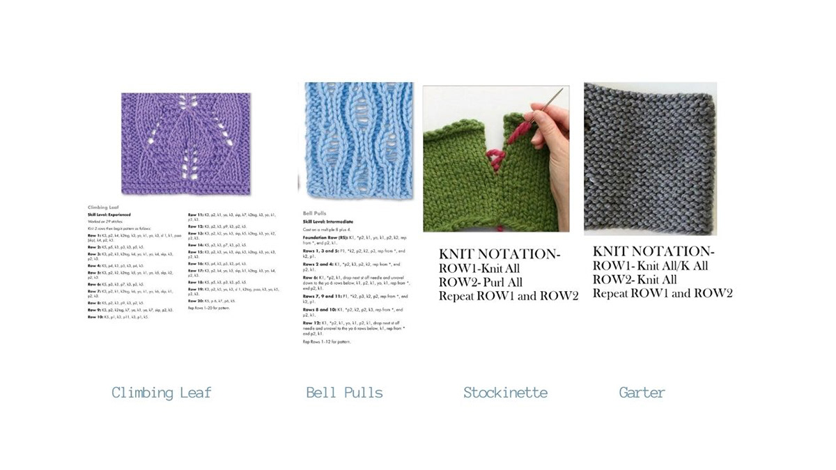 handmade knit knitting