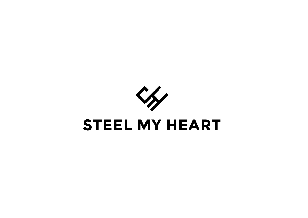 steel furniture design logo minimalist flat clean simple initials
