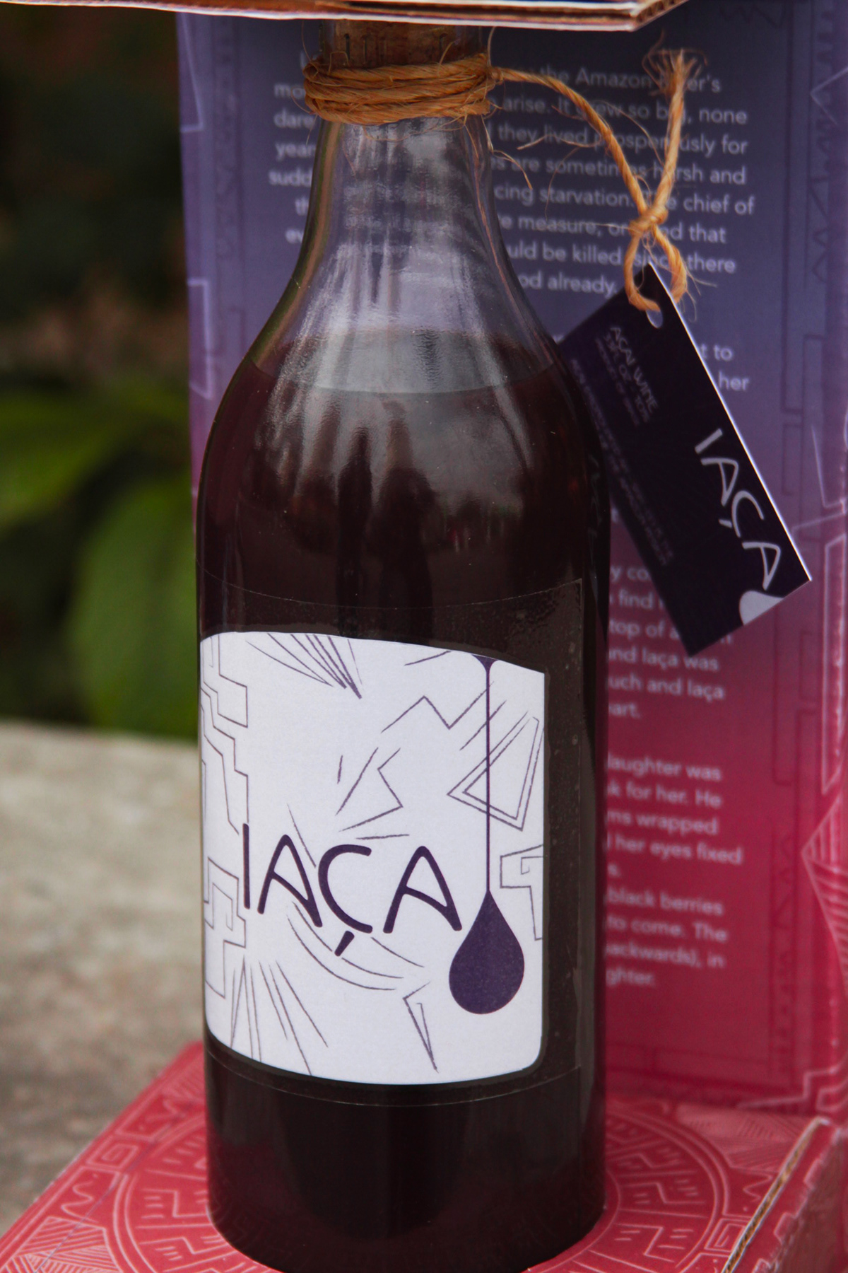 packing acai IACA design graphic pattern embalagem Brasil Brazil wine Ilustração design gráfico grafico projeto embalar