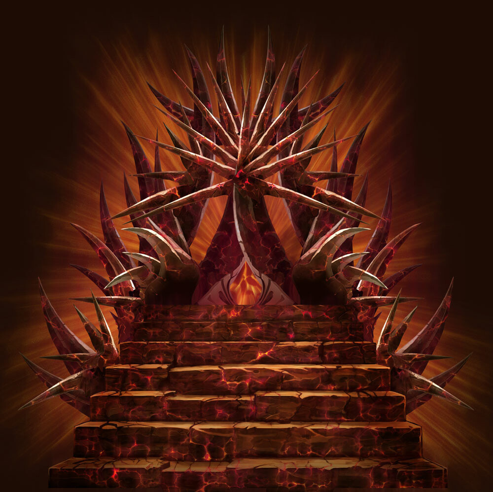Throne of Thorns background art concept