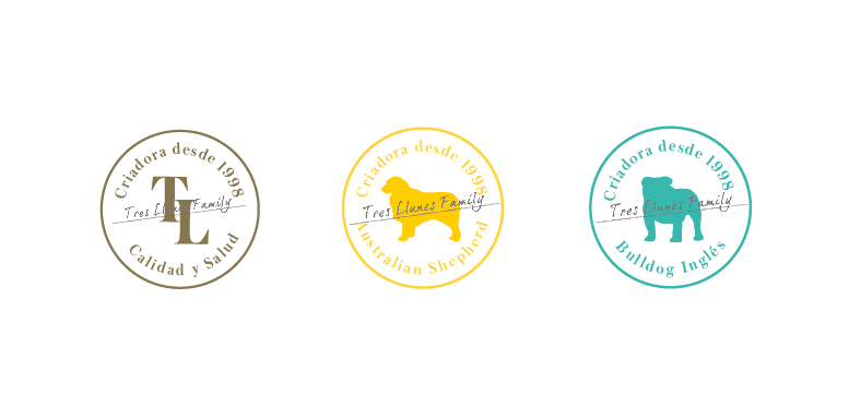 stamps dogs logo Breeder