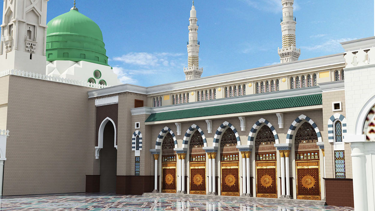 Masjid-e-Nabawi Model For Rabiulawwal Title on Behance