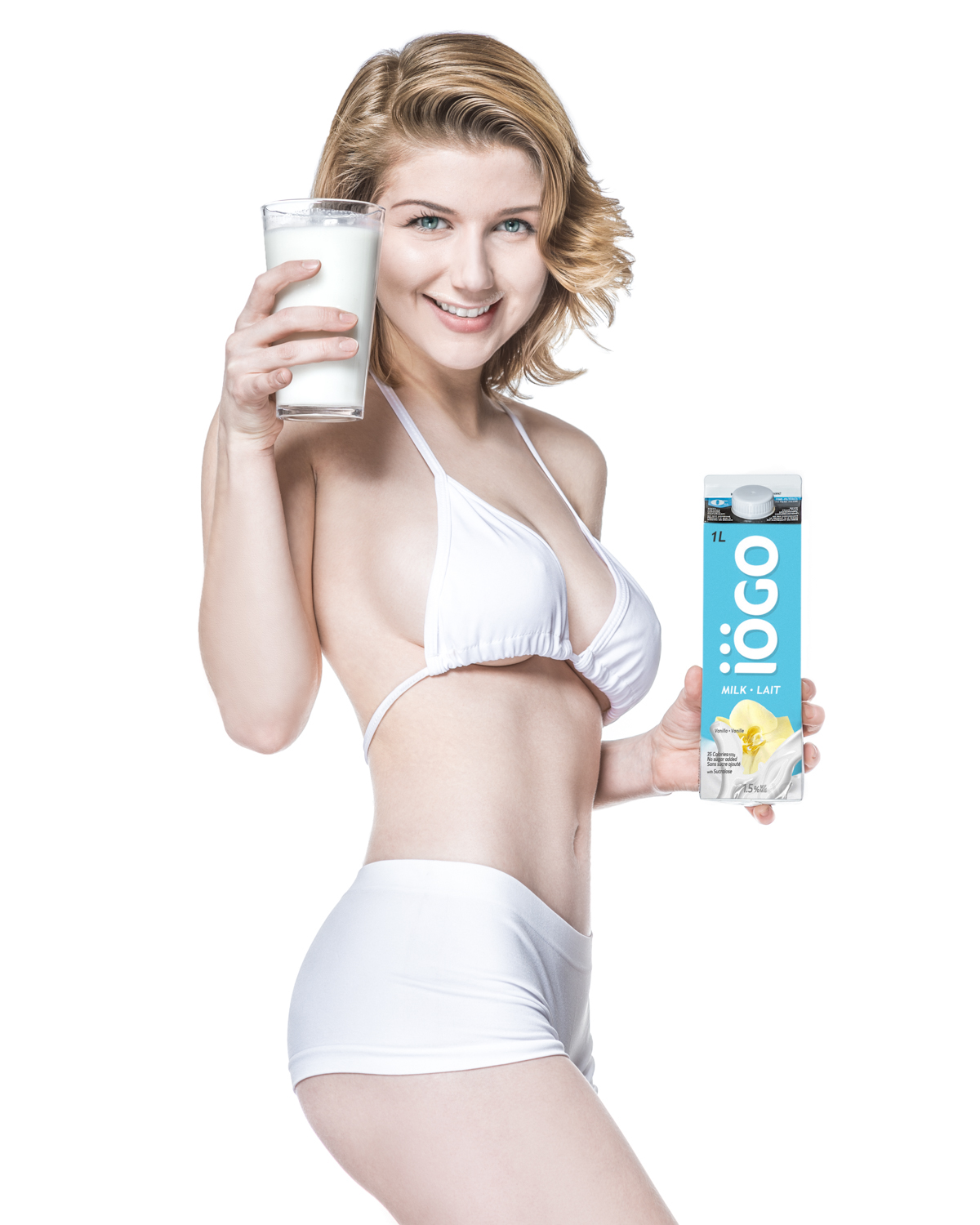 milk Diary commercial blonde Health Life Style fitness yogurt