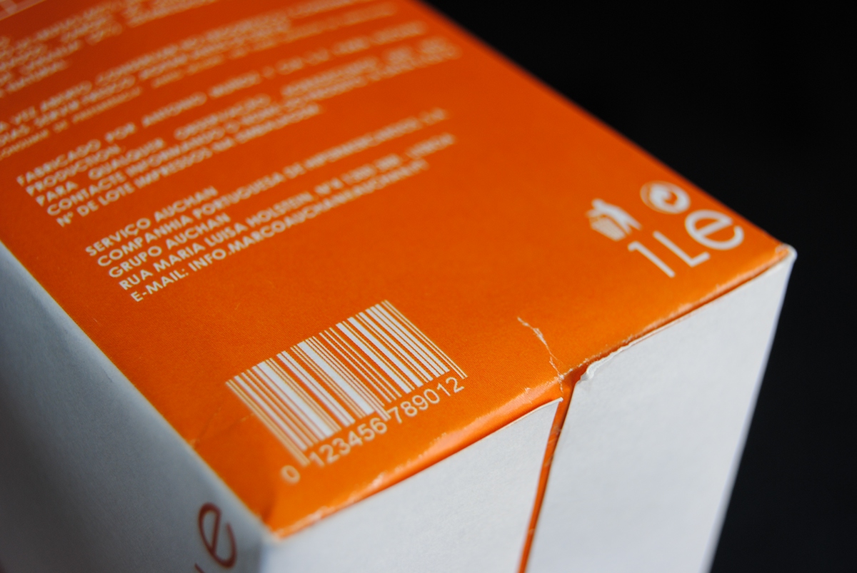 orange cappuccino package