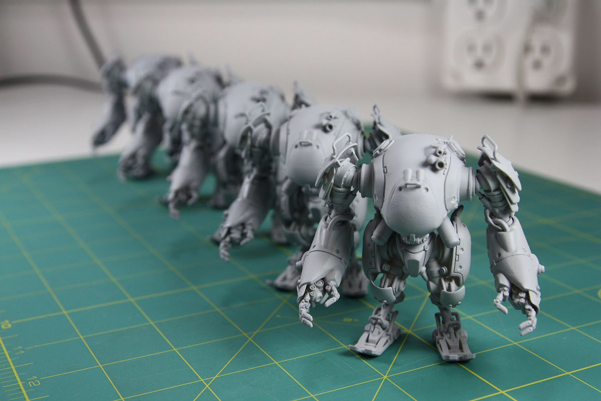 mecha mech robot Armor 3dprint