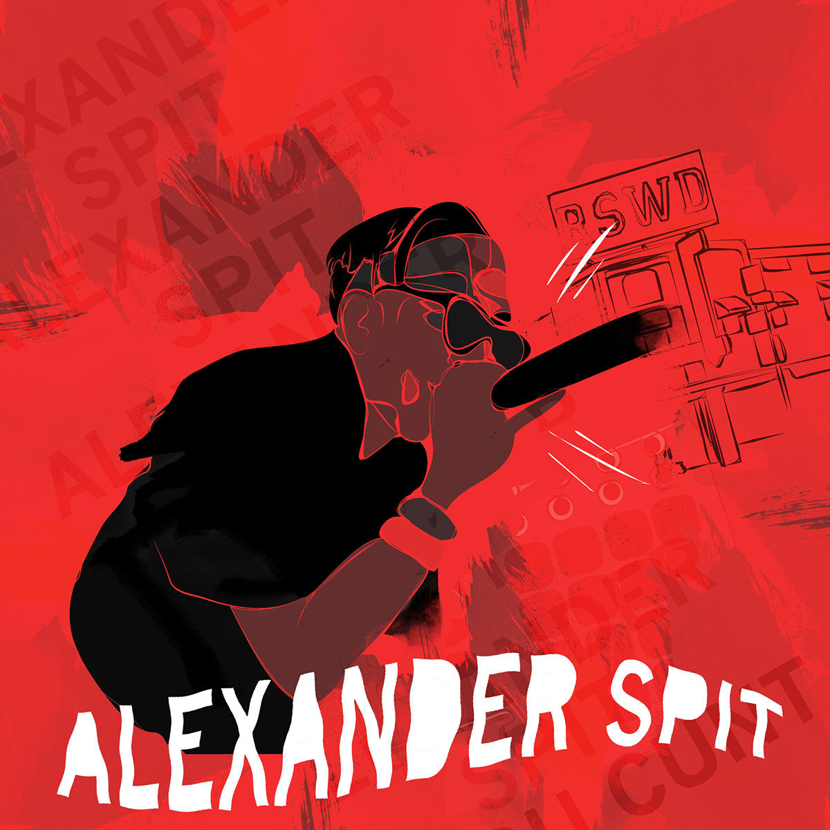 Alexander Spit graphic design  trippy