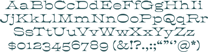 Typeface font book revival TDC