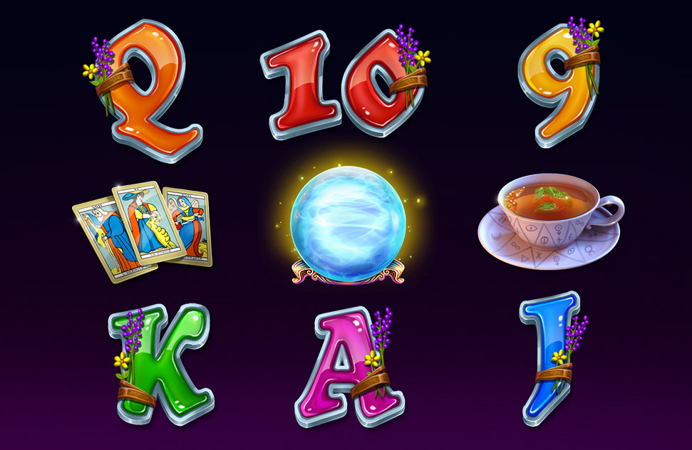 art casino fortune teller Magic   mystery slot symbol UI Bonus Game Wheel of Fortune