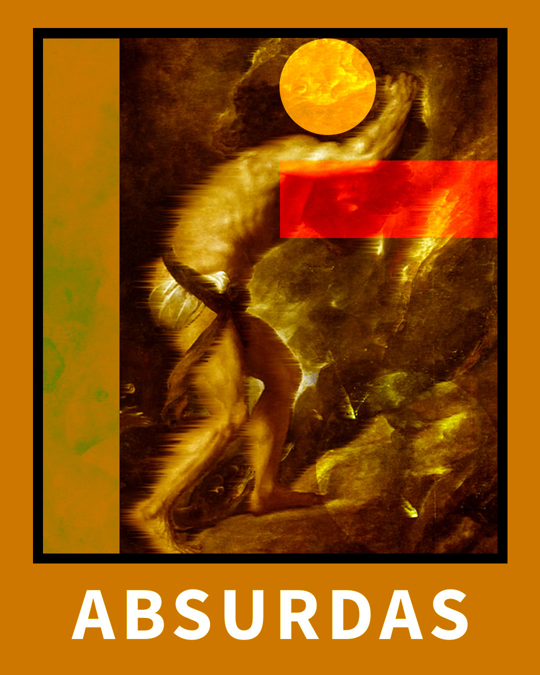 sisyphus mythology greek poster design