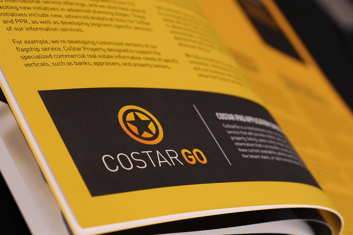 CoStar Annual Report Annual Report Design information design Print Design 2011 Print Design Ivan