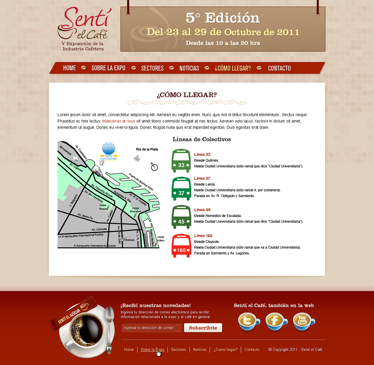 School Project Web design Coffee Web Design 