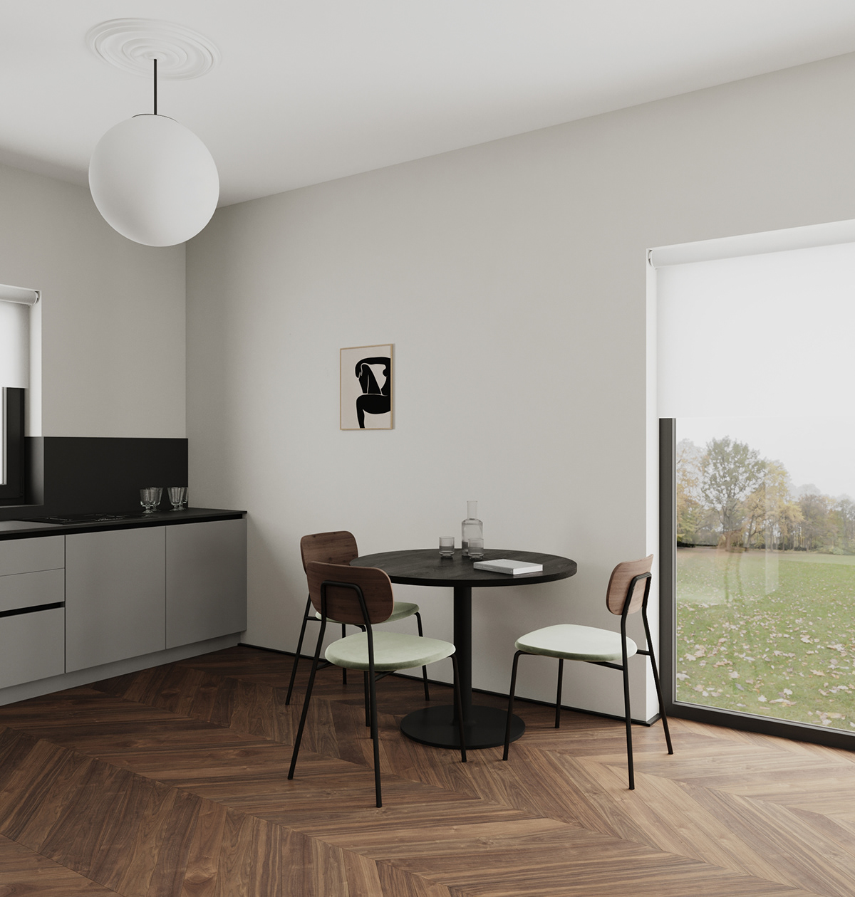 interiordesign CGI Minimalism livingroom Interior Render corona 3ds max visualization danishdesign