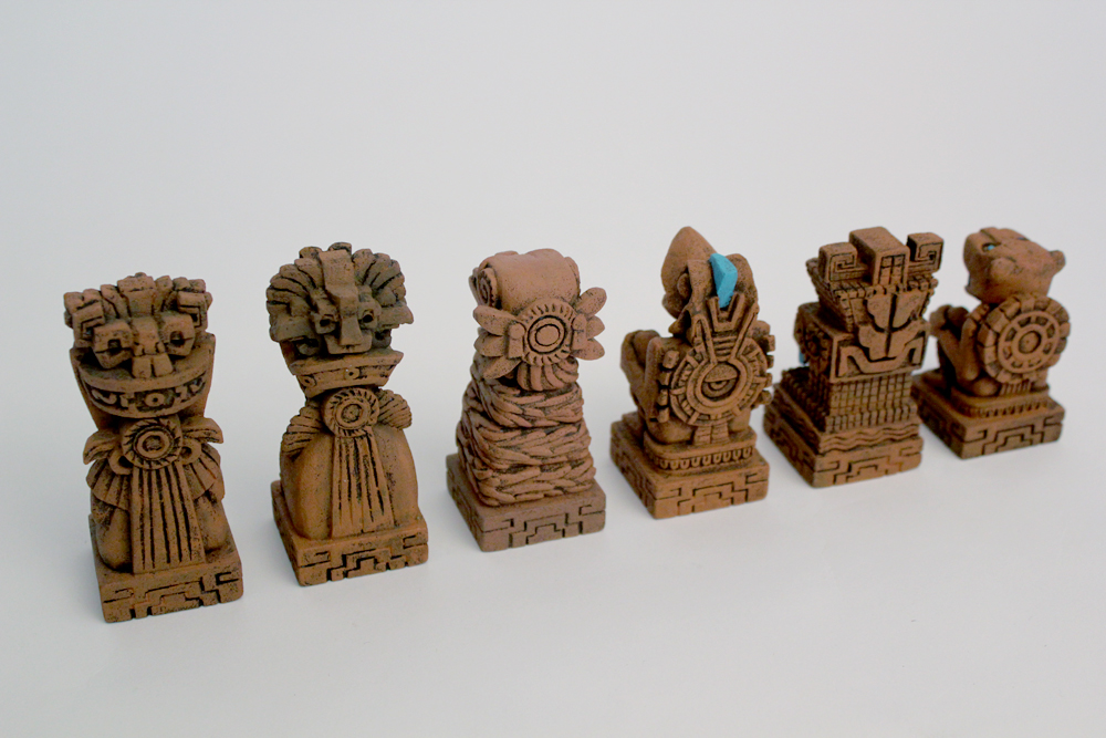 chess chess set aztec mexico quetzalcoatl toy game boardgame prototype