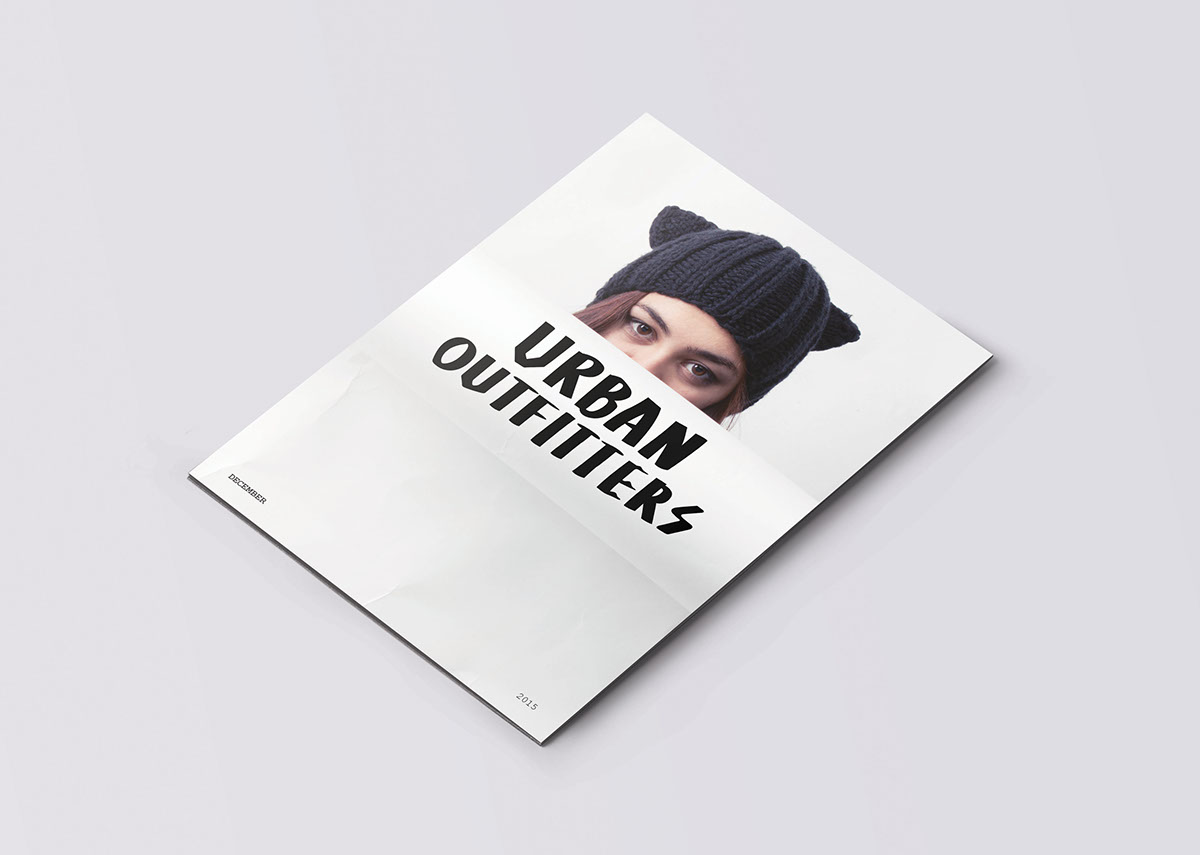 Urban Outfitters OU catalog fashion photography grid December winter Winter Line