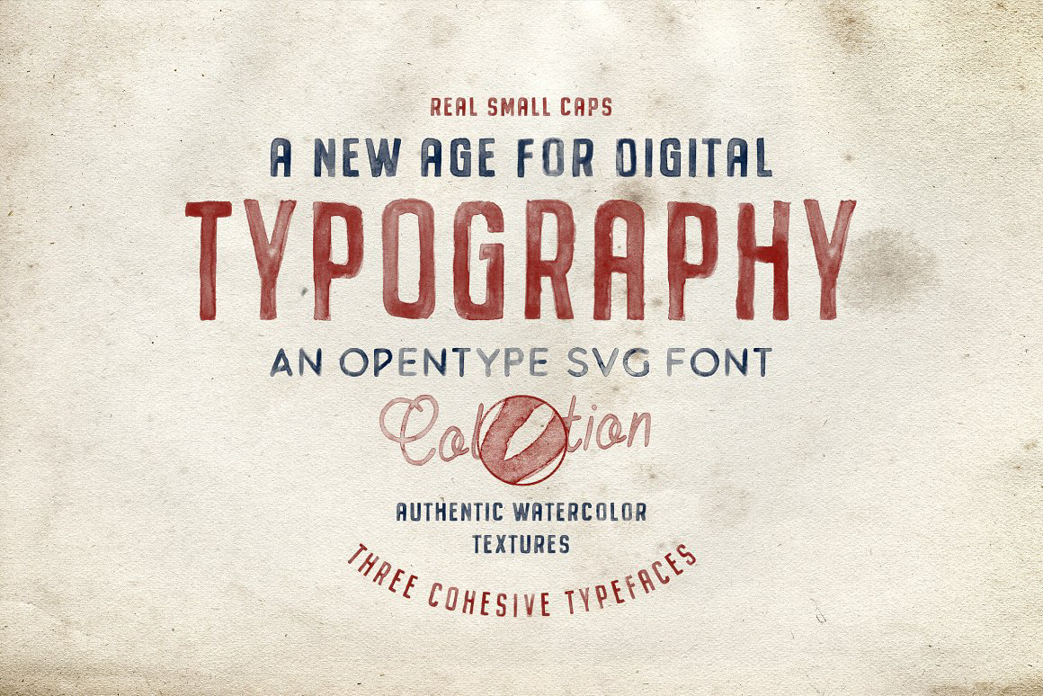 vintage hipster font vintage font svg font Opentype handpainted handwritten Painted paint font OpenType SVG