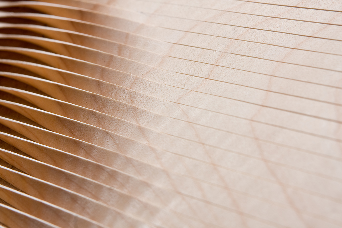 wave  Wood  paneling  optic illusion  tile  hg  eliza mikus  interior finnagora  design contest