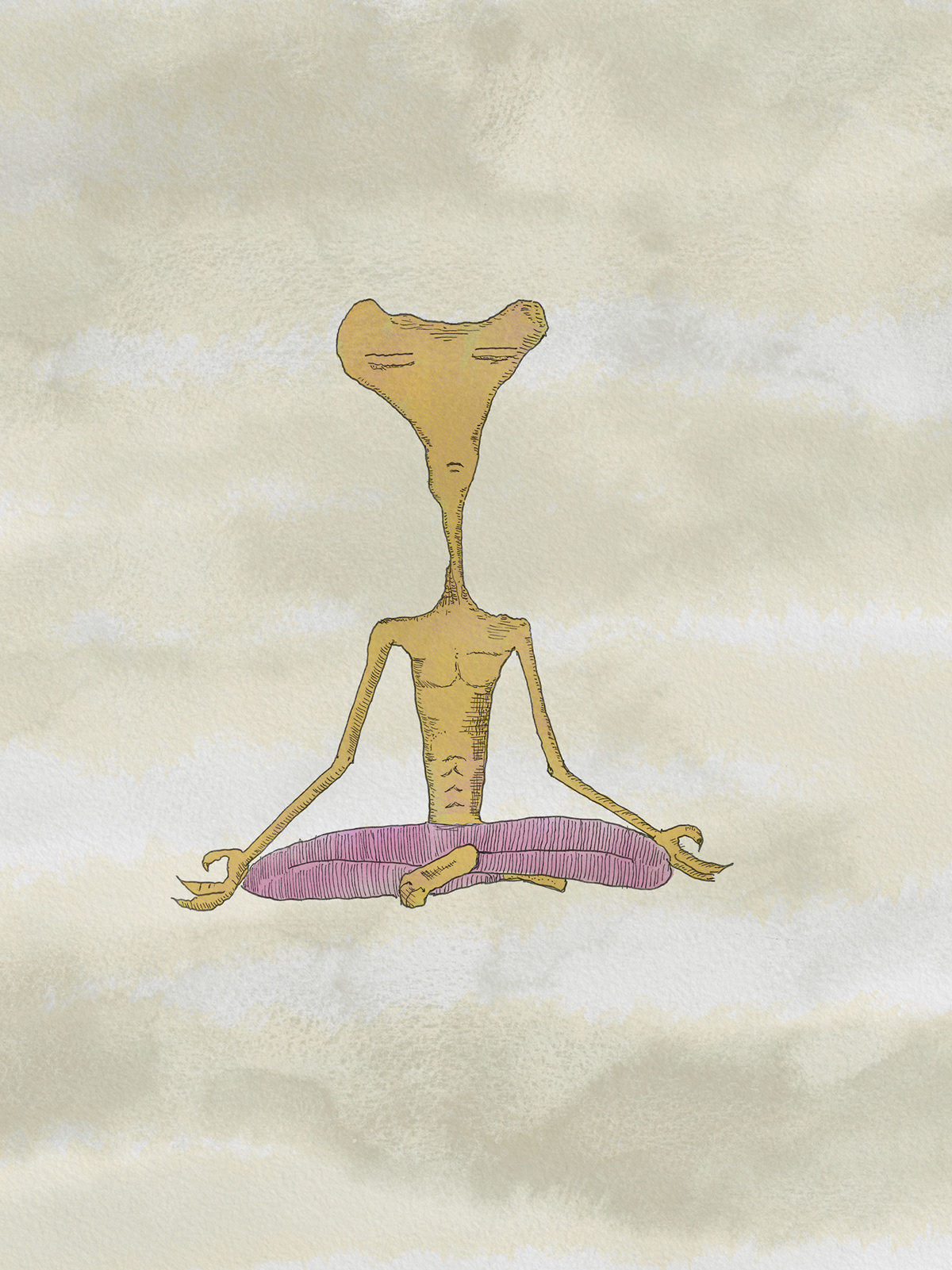 meditation Yoga spiritual editorial alien aliens magazine kid lit