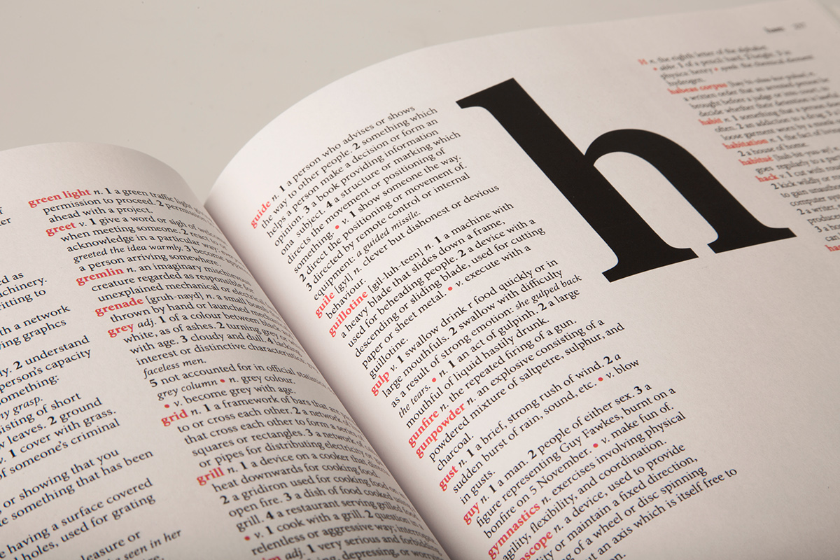 dictionary design typo alphabet editorial