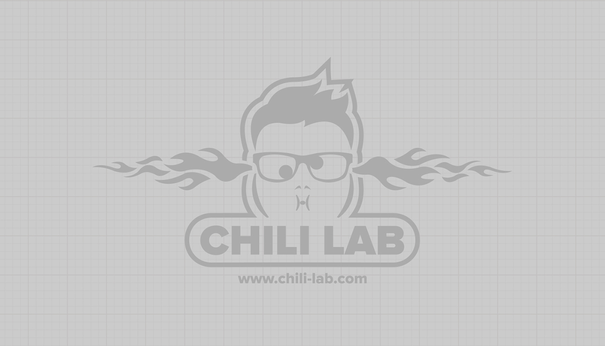chili lab logo programing geek Gamer Flames fire Hot red pepper