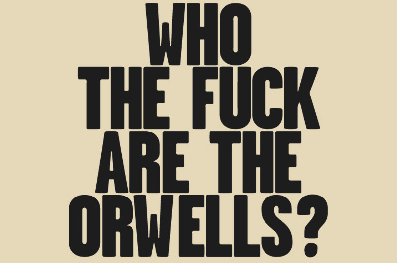 Orwells disgraceland virgilio tzaj virgilio tzaj type poster lettering condensed bold rock rock n roll garage punk