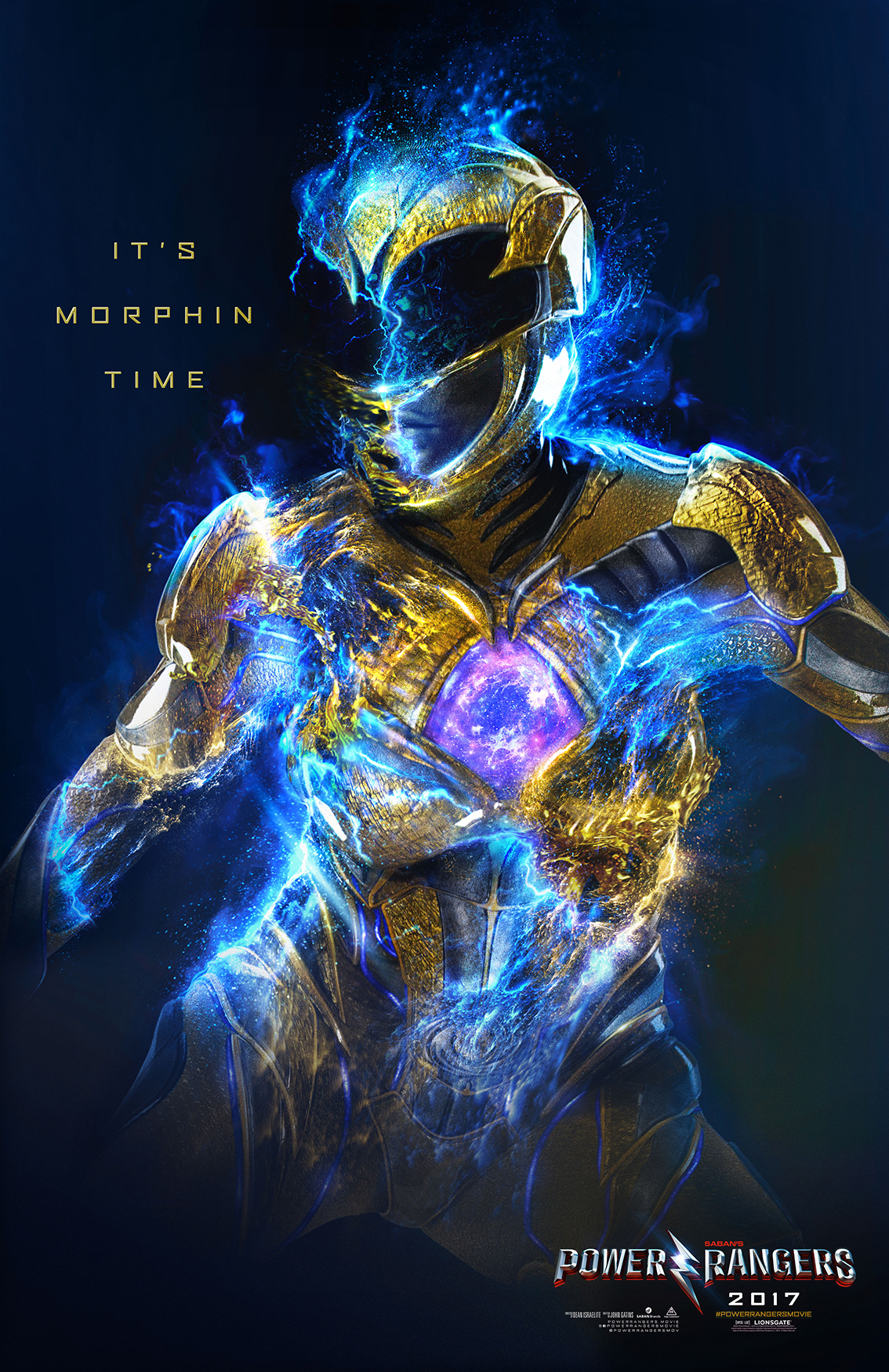 Digital Art  digital illustration photomanipulation Movie key art saban Morphin Time Transformation Power Rangers Movie