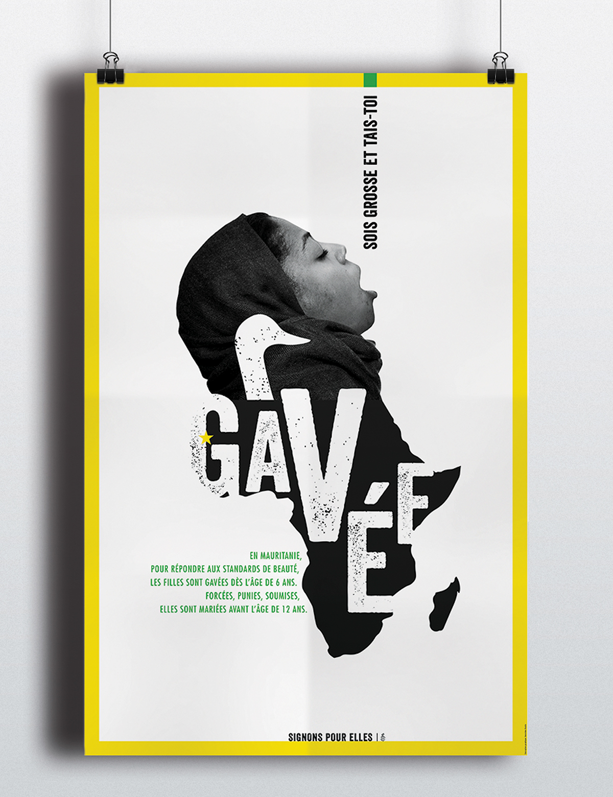 affiche poster mauritanie Gavage canard sensibilisation dénoncer 