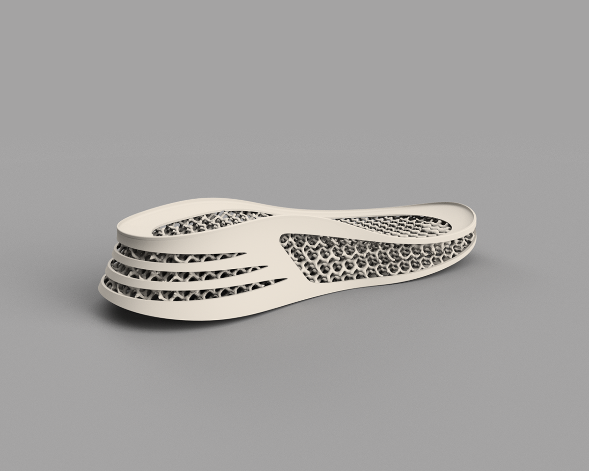 3d printing SLS footwear 3D scanning generative design
