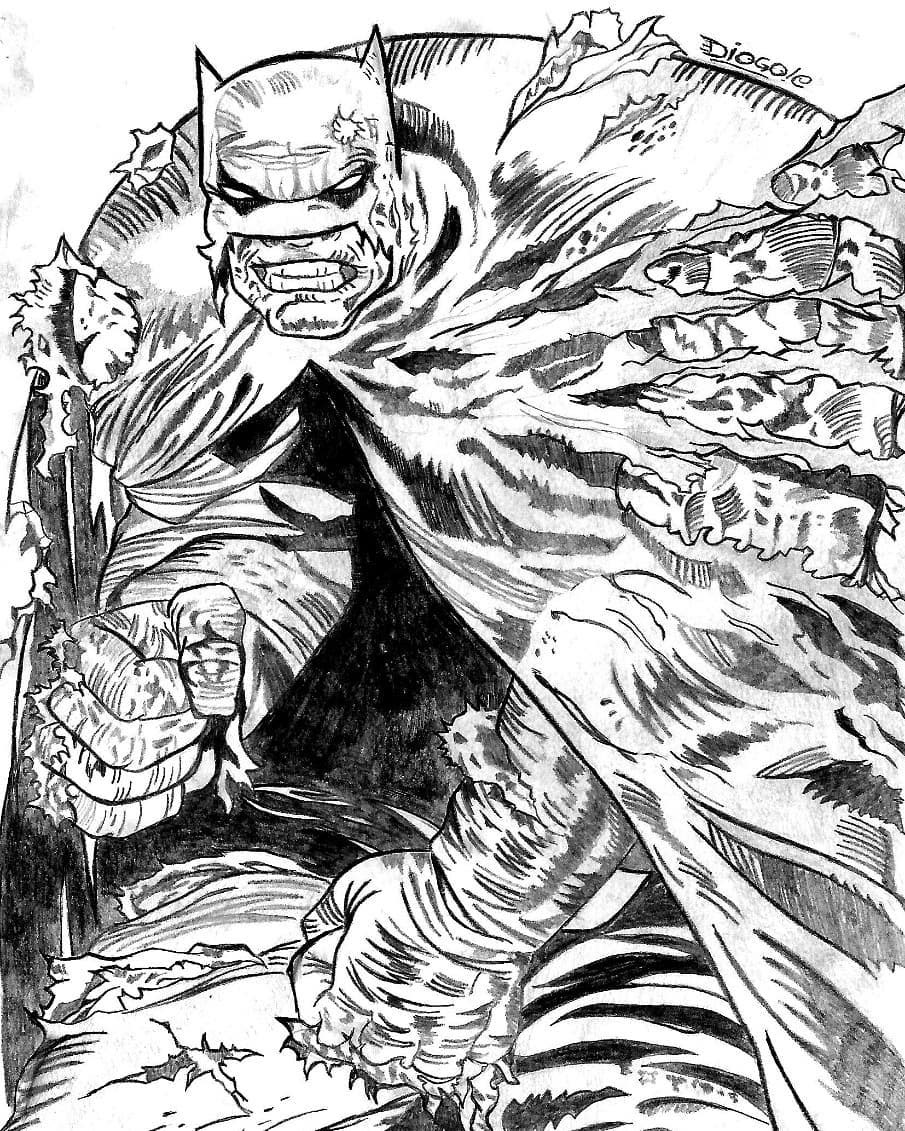 batman comics sketch draw ilustracion dc