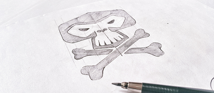 lettering pencil Pellisco sketch brushpen art draw Drawing  ILLUSTRATION  skull