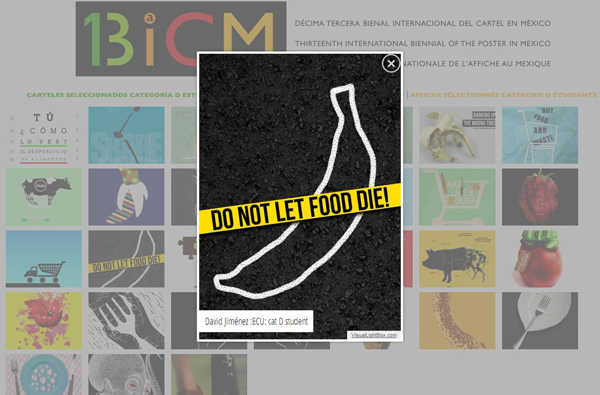 Food waste Mexico Biennial banana dead