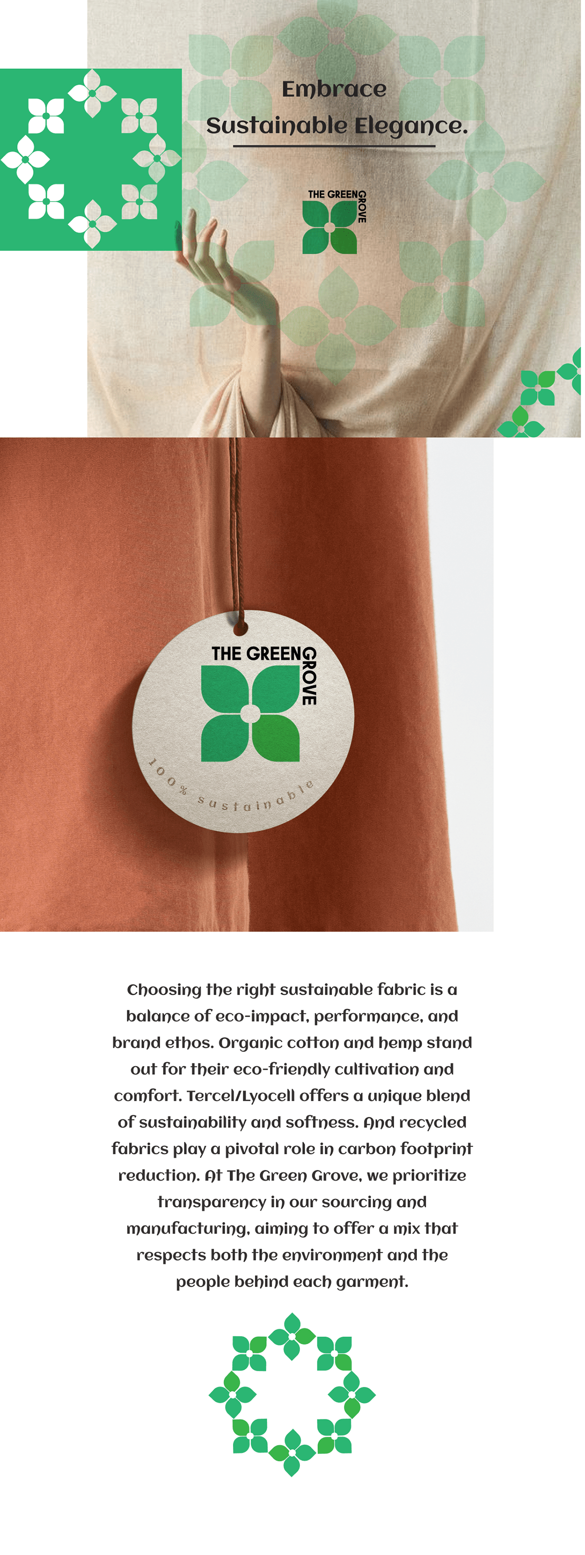 briefcase portafolio brand identity visual Sustainability green Nature fation