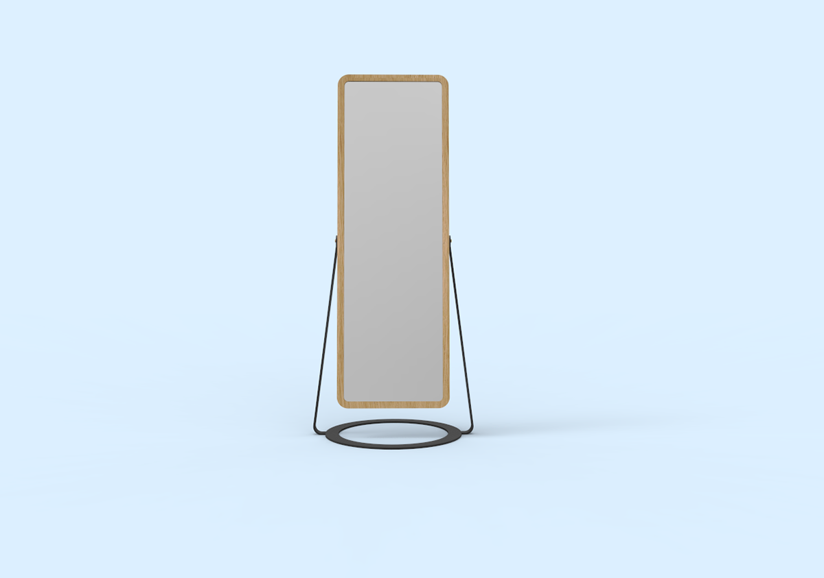 mirror product design  furniture design  decorate industrial design 